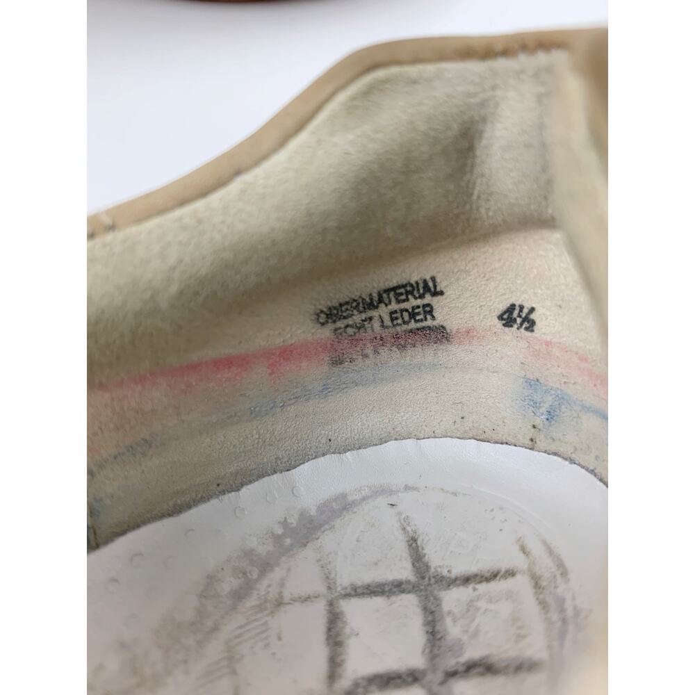 Paul Green Sneakers White Tan Leather Lace Up Casual Comfort Women's 4.5 US 7 - Picture 6 of 11
